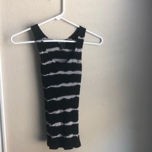 Black and White Stripped Tank Top